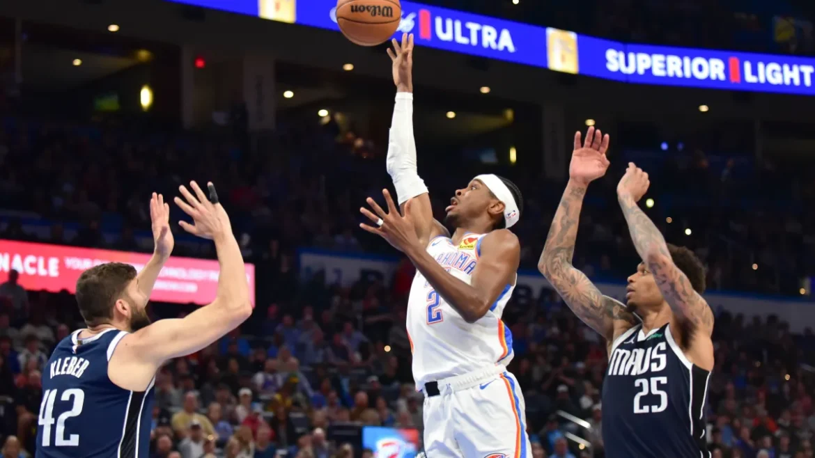 Oklahoma City Thunder vs Dallas Mavericks Match Player Stats
