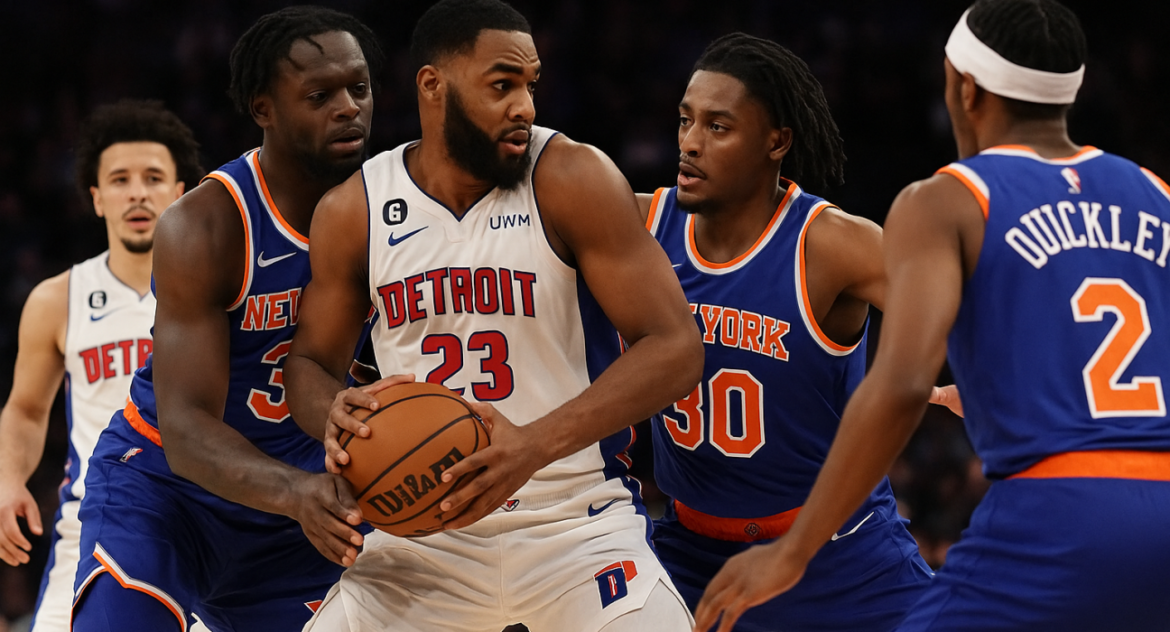 detroit pistons vs knicks timeline